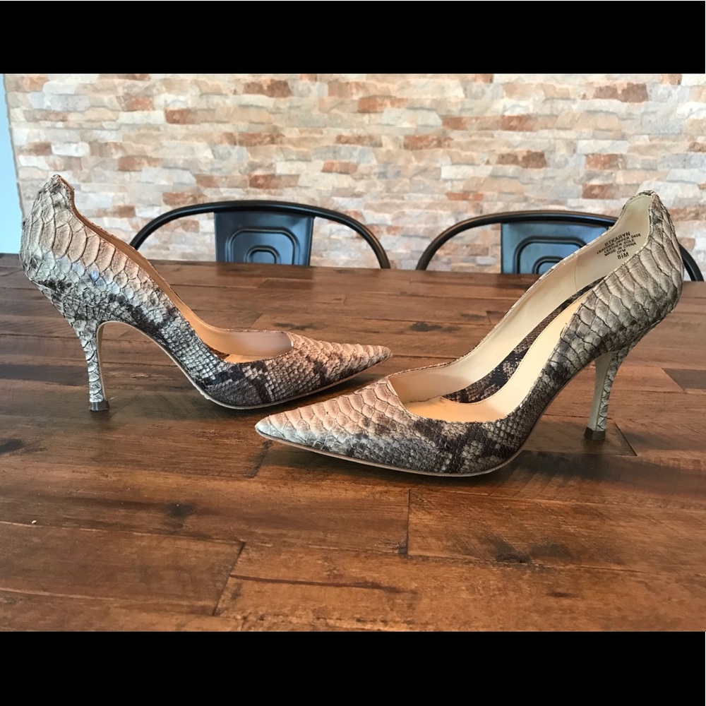 Boutique 9 Reptile Print heels. Gorgeous heels